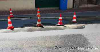 Wasserrohbruch in Gerach im Landkreis Bamberg