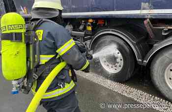 FW Moers: A 57 / Entstehungsbrand an LKW / weiterer LKW-Fahrer handelt vorbildlich