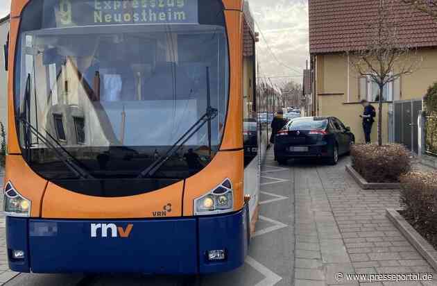 POL-PDNW: Ellerstadt - Verkehrsunfall mit Straßenbahn