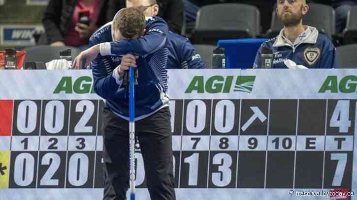 Northern Ontario’s Tanner Horgan books playoff ticket at Tim Hortons Brier