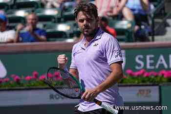 Wawrinka Wins in Return to Indian Wells After 4 Years Away