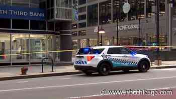 Security Guard Wounded in Exchange of Gunfire Following Bank Robbery in Downtown Chicago