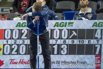 Northern Ontario’s Tanner Horgan books playoff ticket at Tim Hortons Brier