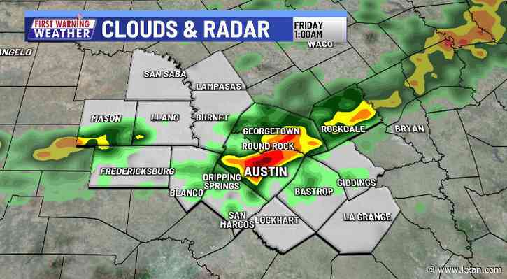 Severe thunderstorms possible overnight with large hail