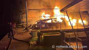 Boats damaged in Inver Grove Heights marina fire
