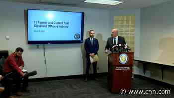 11 current and former East Cleveland police officers indicted after 'appalling' behavior caught on video, prosecutor says