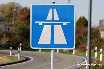 Sperrung auf der A1 im Kreuz Münster-Süd