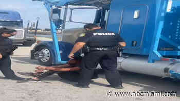 Man Arrested After Allegedly Stealing Semi-Truck From Medley Gas Station