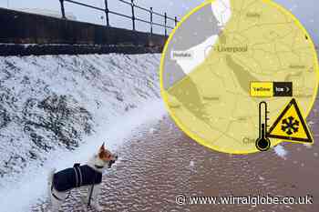 Met Office issue yellow weather warning for ice across Wirral