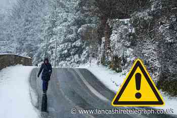 Met Office: Lancashire warned over snow and ice this weekend