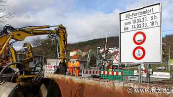Umweg nötig: Bahnübergang in Porstendorf gesperrt