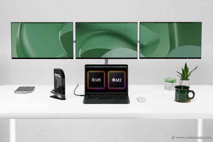 How to connect two or more external displays to an M1 or M2 MacBook