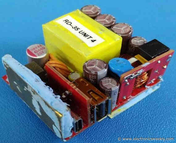 65W superjunction mains adapter reference design up to 92% efficient