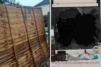 Mum fears going home after house 'smashed up' in Hemming Way