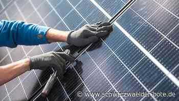 Solarparks in Haiterbach: „Größtes regeneratives Stromprojekt  im Kreis“