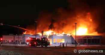 Moose Jaw strip mall destroyed by fire