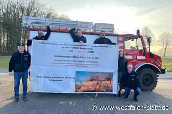 Feuerwehr Werther-Langenheide lädt ein: Klönen und feiern am Osterfeuer