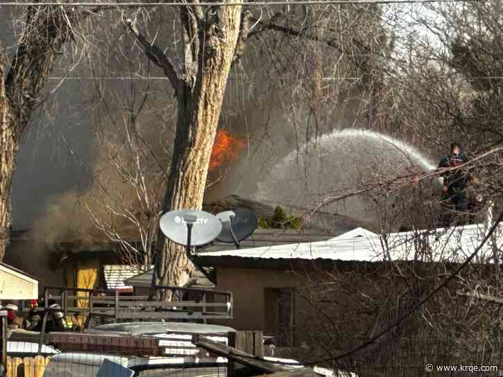 Southwest Albuquerque house fire declared a 'total loss'