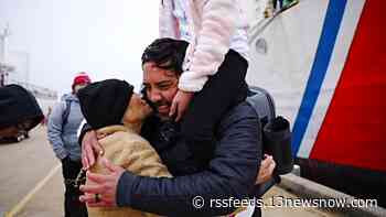 Crew of US Coast Guard Cutter Spencer welcomed home