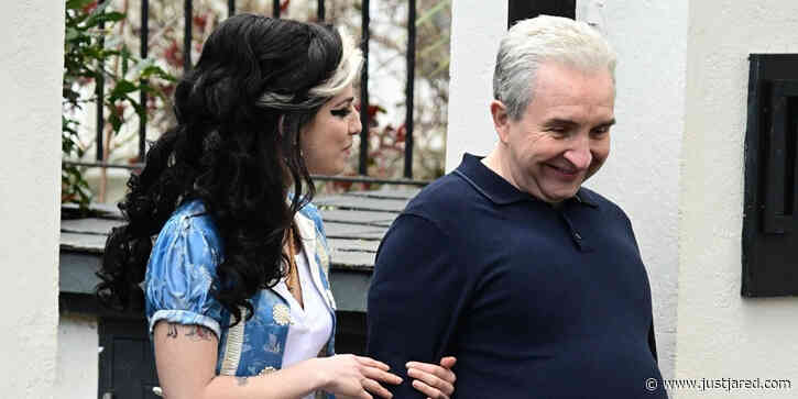 Amy Winehouse Actress Marisa Abela Gets Back To Work on 'Back To Black' Set With Eddie Marsan