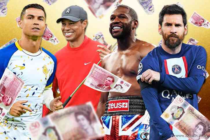 Top 10 highest-paid athletes of all time after inflation with Beckham, Tyson, Hamilton and McGregor missing cut