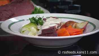 Making a St. Patrick's Day recipe
