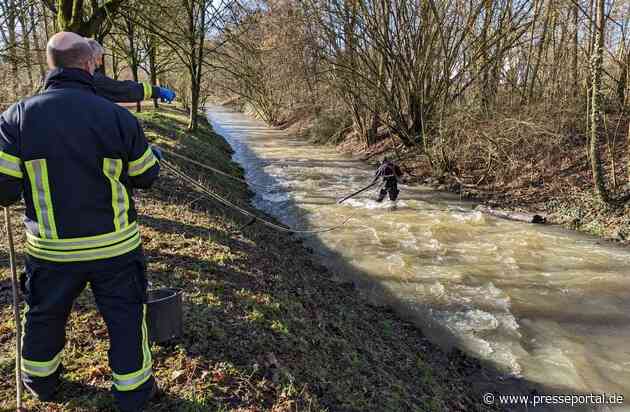 FW-WRN: Abschlussmeldung: TH_Wasser - vermutlich Person in der Horne, Brücke Hansaring