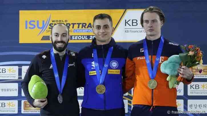 Canada wins three medals at speedskating world championships in South Korea