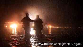 Schwere Unwetter in Kalifornien - Damm an Fluss bricht