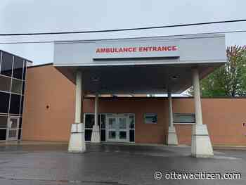 Almonte hospital emergency department closed until Sunday morning