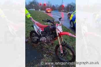 Blackburn police stop two motorcyclists over suspected stolen bike