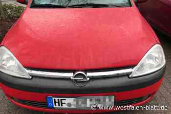 Mann wirft sich in Löhne auf Motorhaube