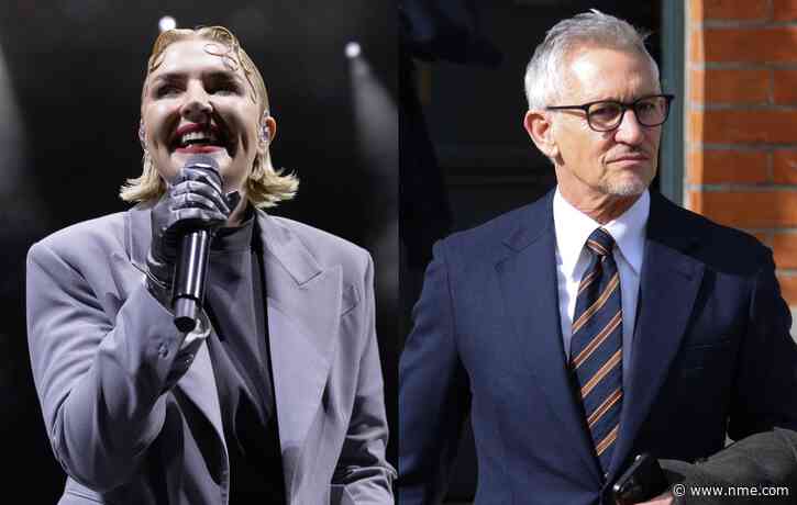 Self Esteem backs Gary Lineker amid BBC row by wearing “Free Gary” t-shirt at London gig
