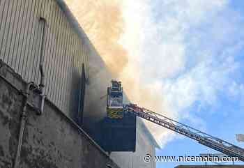 L'incendie de la cimenterie de Blausasc/La Peille est terminé. Une trentaine de pompiers mobilisés