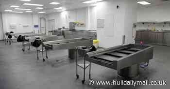 Inside the morgue at Hull Royal Infirmary
