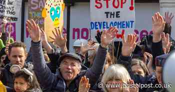 Save Bristol Zoo campaigners march to iconic zoo site