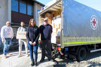 Gemeinde Altenbeken übergibt Sachspenden an DRK Kreisverband