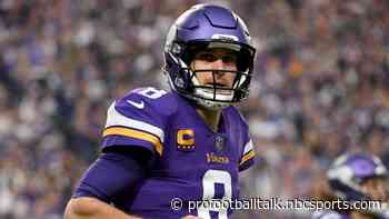 Report: Vikings have had extension talks with Kirk Cousins, nothing is imminent