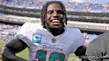 Dolphins' Tyreek Hill reminds new teammate Jalen Ramsey of an extra hard hit during 2023 Pro Bowl