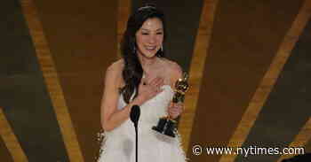 Michelle Yeoh Makes Oscar History as First Asian to Win Best Actress