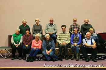 Actors rehearse for thoughtful one-act Clitheroe Easter play