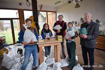 Sandsack-Aktion für Ukraine-Spende