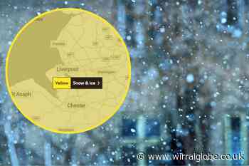 Yellow weather warning issued as snow and ice to hit Wirral
