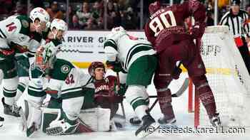 Keller's 2nd of game in OT gives Coyotes 5-4 win over Wild