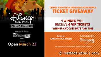 CONTEST: Win tickets to visit the Disney Animation Immersive Experience