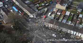 Pictures from scene as explosion destroys house in South Wales