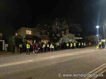 Council leader slams anti-refugee protesters seen outside Wirral hotel