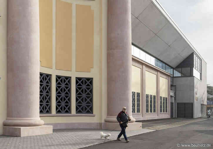 Fußball vor den Dolomiten
 - Stadionumbau in Bozen von gmp