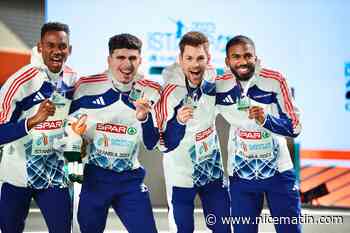 L'athlète de l'AS Monaco Téo Andant termine vice-champion d’Europe en salle du 4x400m en Turquie