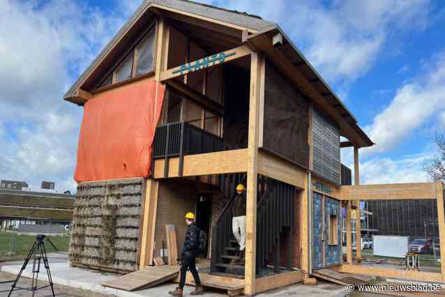 Kamp C ontvangt biogebaseerde demowoning: “Landbouwers bieden opportuniteiten om in de Kempen te bouwen”